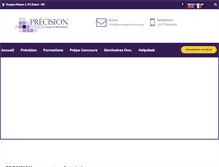 Tablet Screenshot of groupeprecision.org